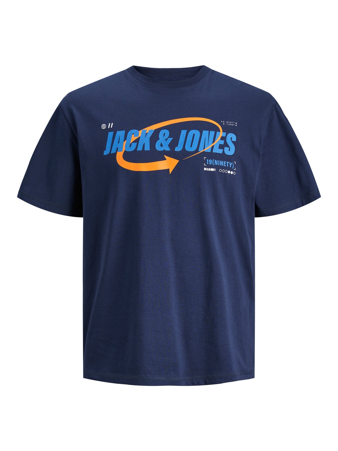 Jack & Jones Logotipas Apskritas kaklas Marškinėliai -Navy Blazer - 12245712