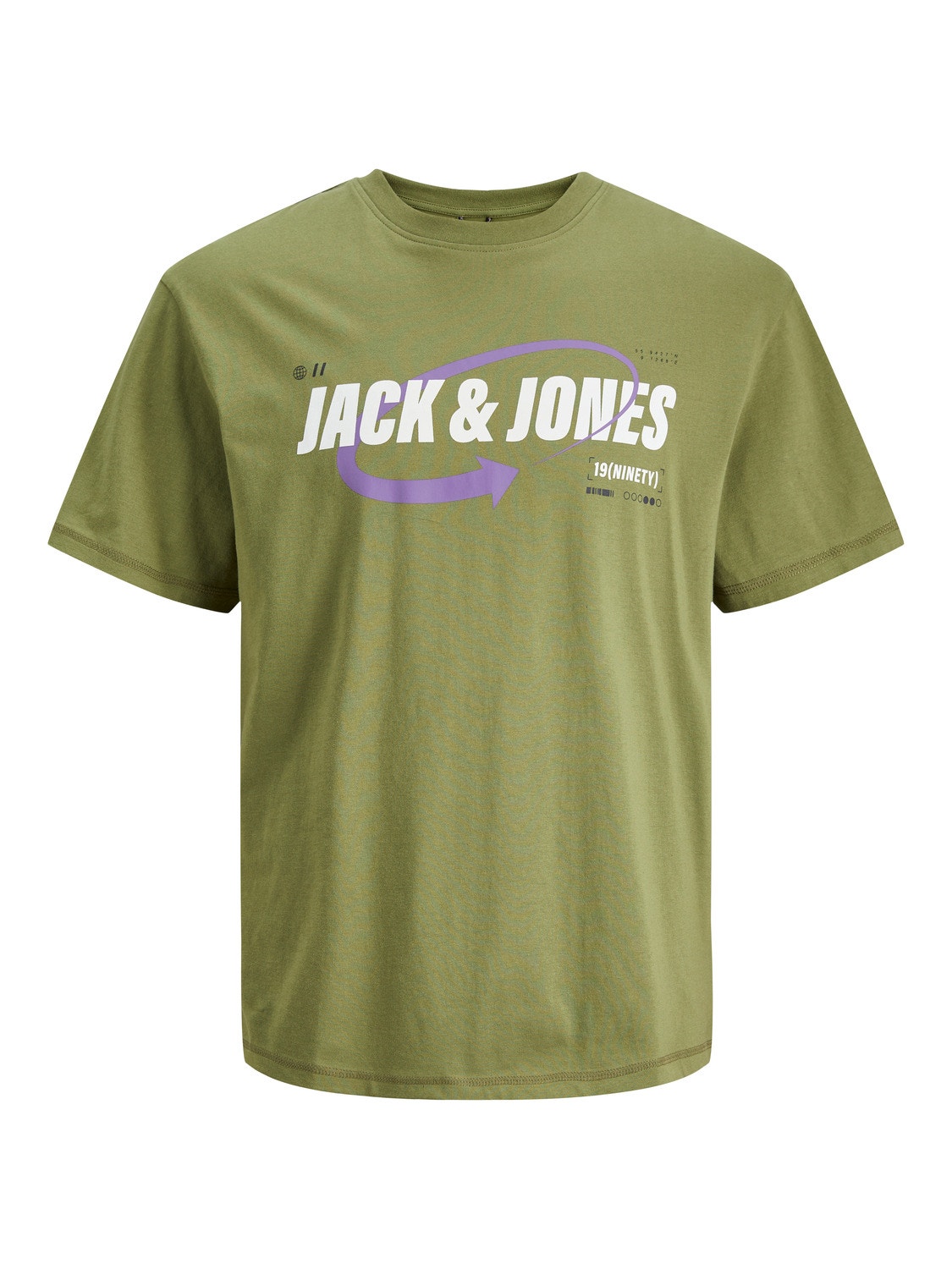 Jack & Jones Logó Környak Trikó -Olive Branch - 12245712