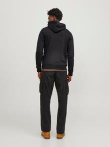 Jack & Jones Logó Kapucnis felső -Black - 12245714