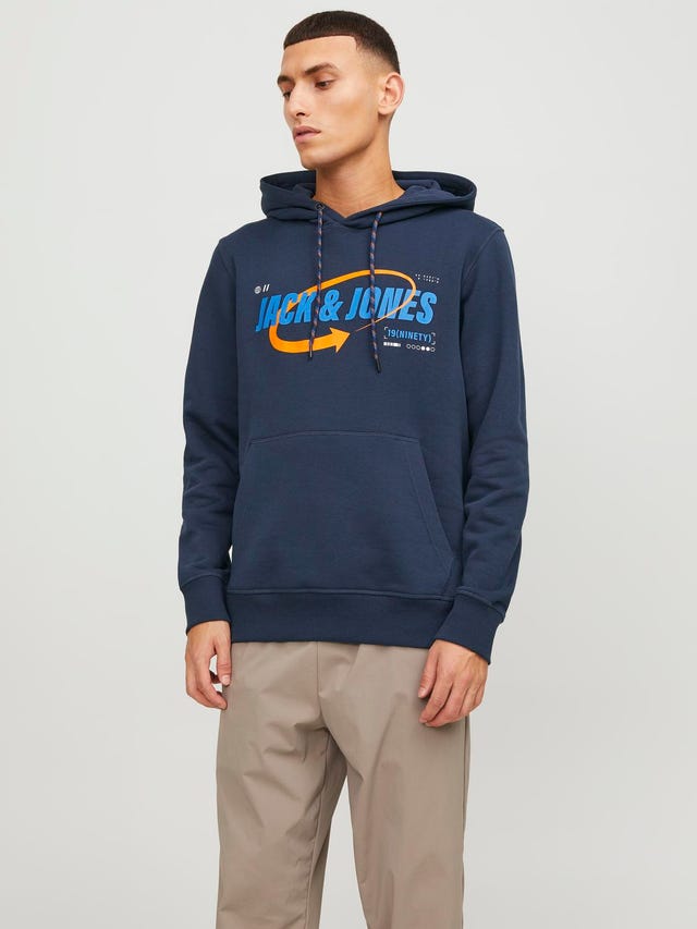 Jack & Jones Hoodie Logo - 12245714