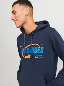 Jack & Jones Logo Kapuzenpullover -Navy Blazer - 12245714