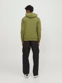 Jack & Jones Hoodie Logo -Olive Branch - 12245714