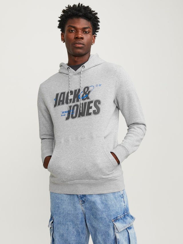 Jack & Jones Logo Hoodie - 12245714