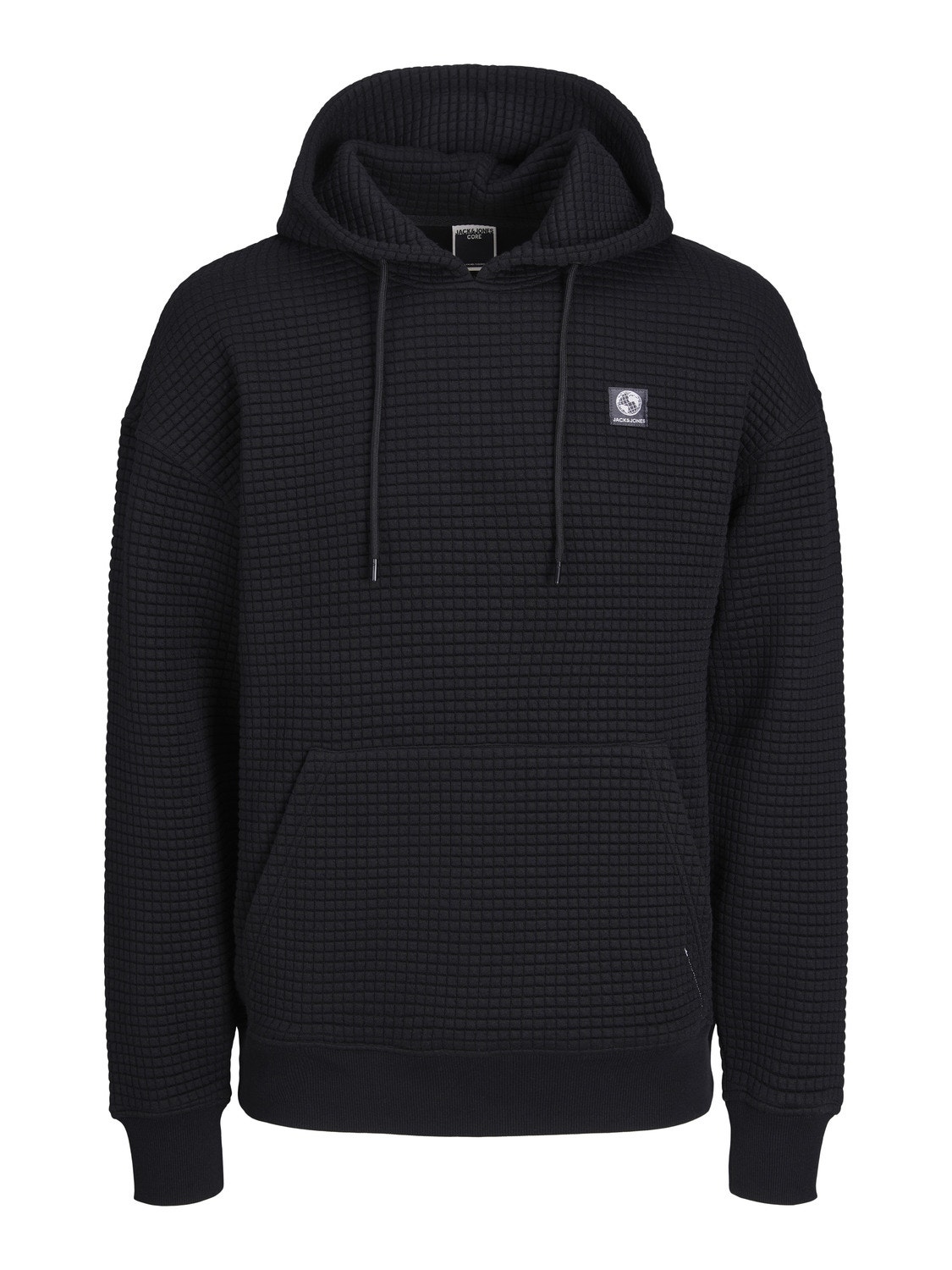 Jack & Jones Logo Hættetrøje -Black - 12245754