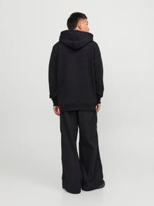 Jack & Jones Logo Hættetrøje -Black - 12245754