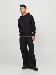 Jack & Jones Logo Hættetrøje -Black - 12245754