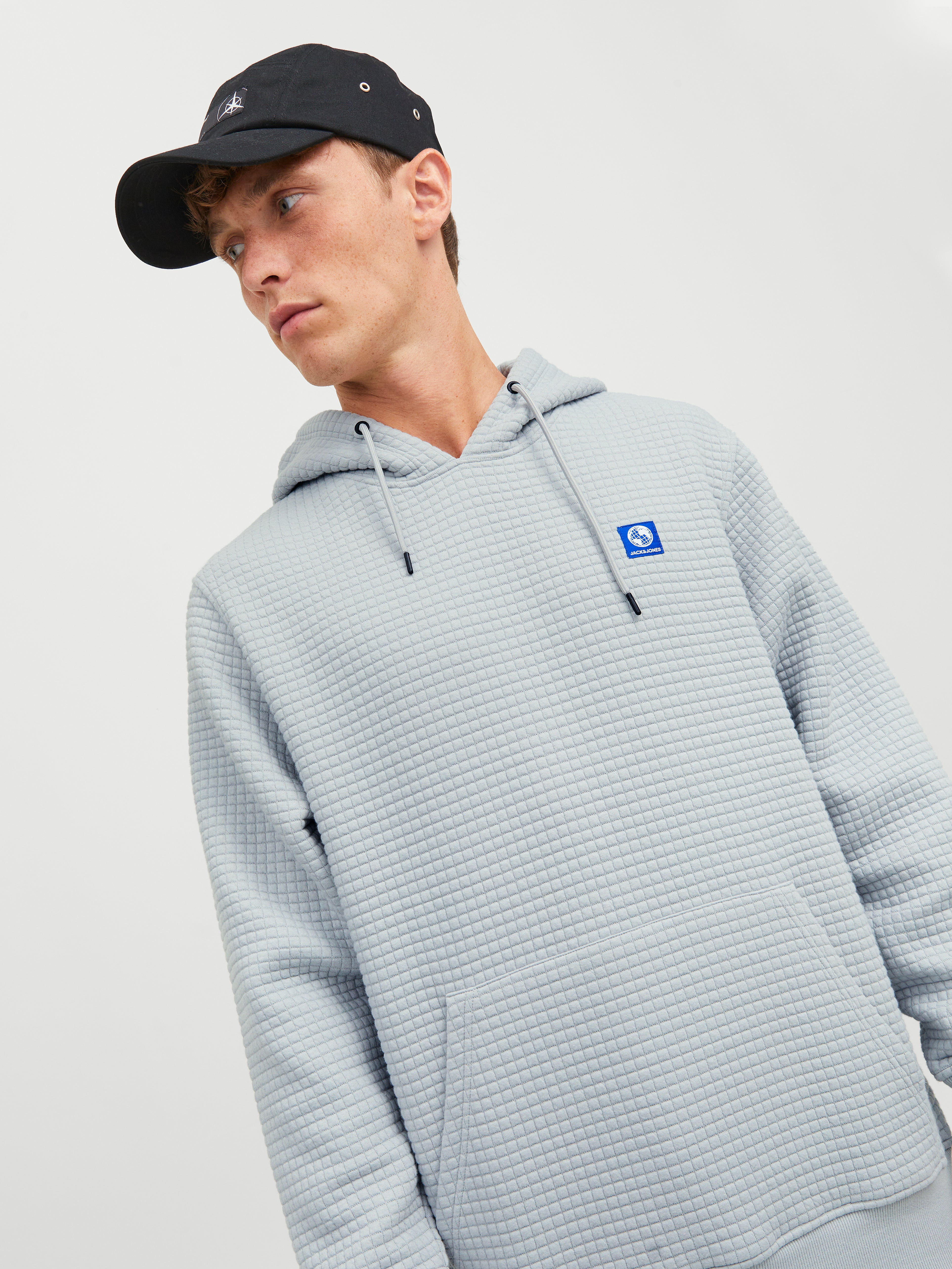 Jack&Jones felpa con cappuccio Urban nero main image 1