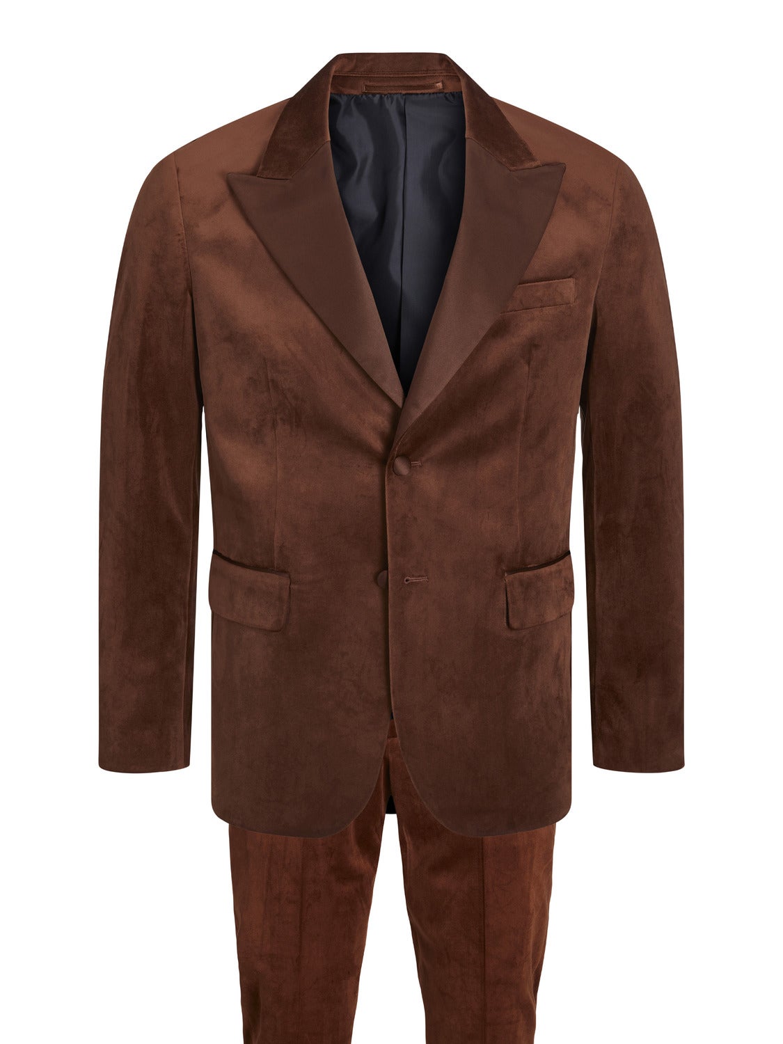 JPRVELVET Slim Fit Suit | Medium Brown | Jack & Jones®