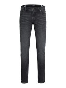 Jack & Jones JJILIAM JJIORIGINAL SQ 270 Skinny fit jeans Til drenge -Black Denim - 12245824