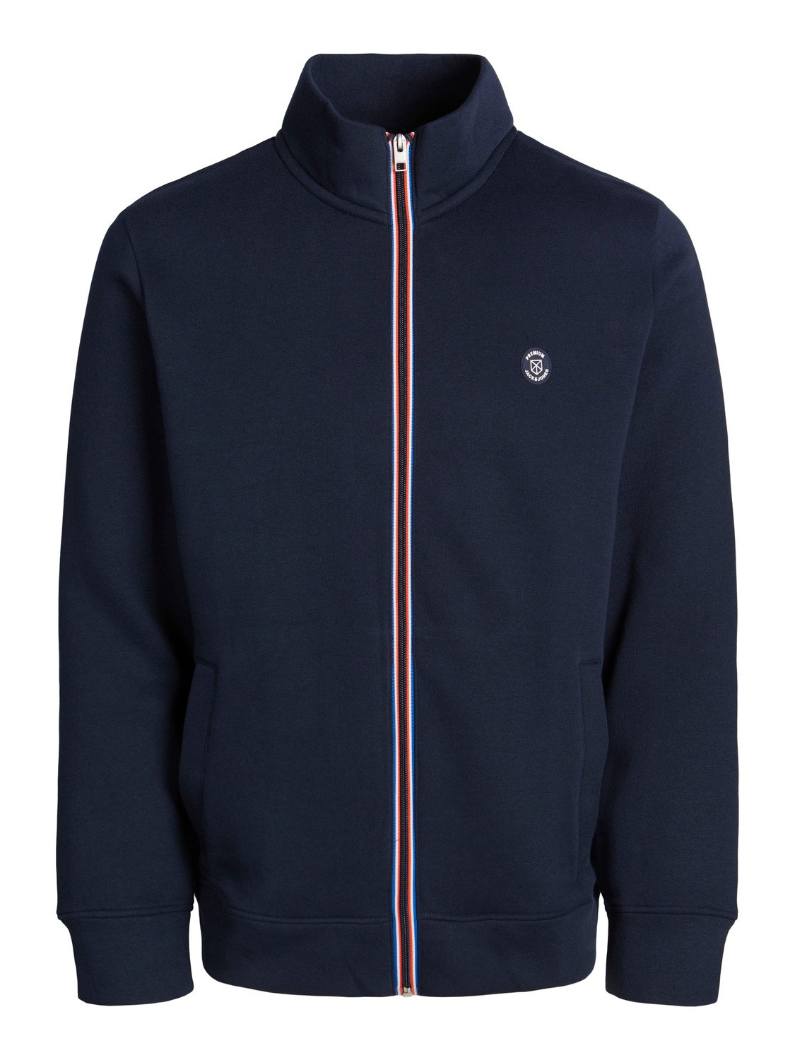 Jack & Jones Moletom com Fecho Liso -Navy Blazer - 12245880