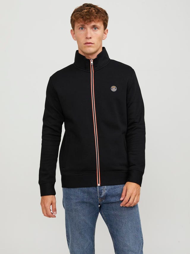 Jack & Jones Plain Zip Sweatshirt - 12245880