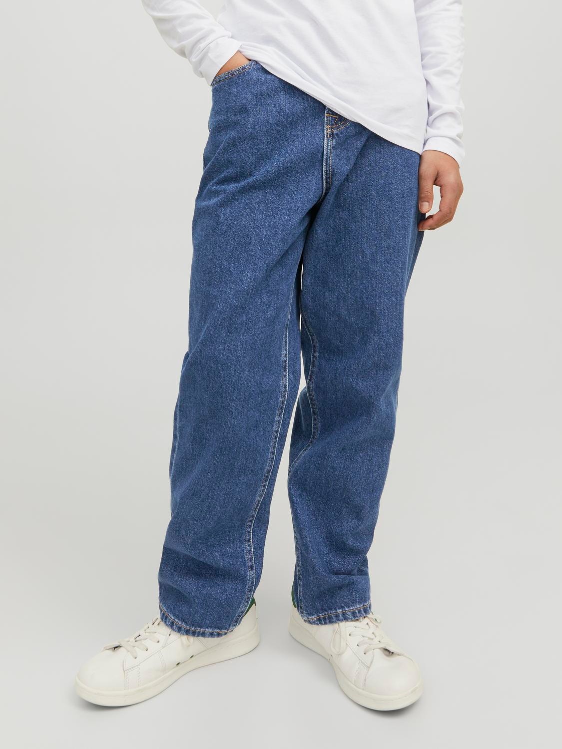 Jack & Jones JJICHRIS JJORIGINAL MF 3459 Relaxed Fit Jeans For boys -Blue Denim - 12245889