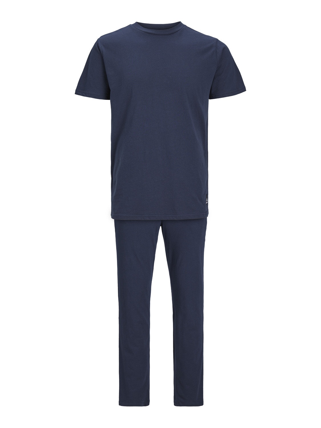Jack & Jones Einfarbig Rundhals Loungewear Set -Navy Blazer - 12245898
