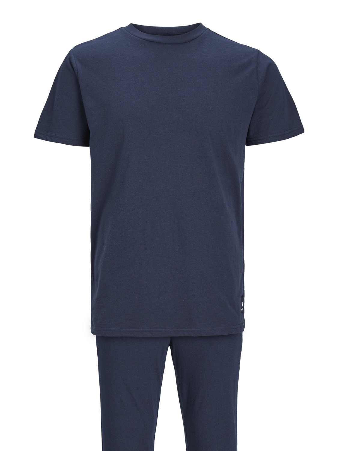 Jack & Jones Plain Crew neck Loungewear set -Navy Blazer - 12245898