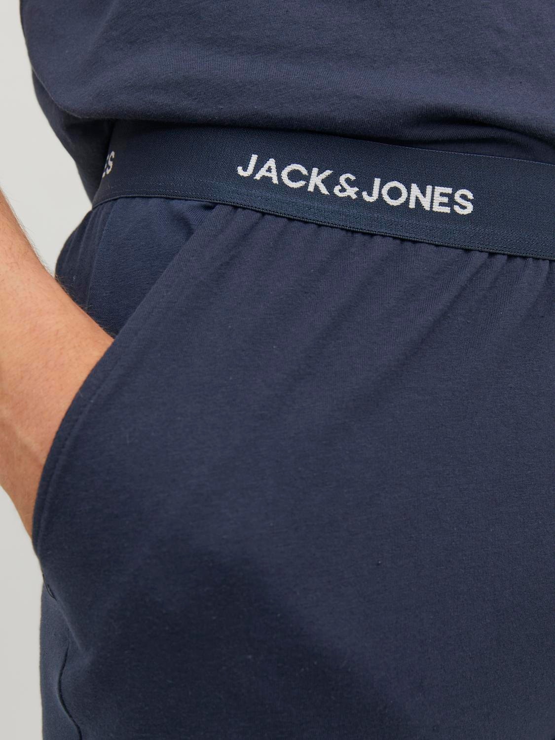Jack & Jones Conjunto de Loungewear Liso Decote Redondo -Navy Blazer - 12245898