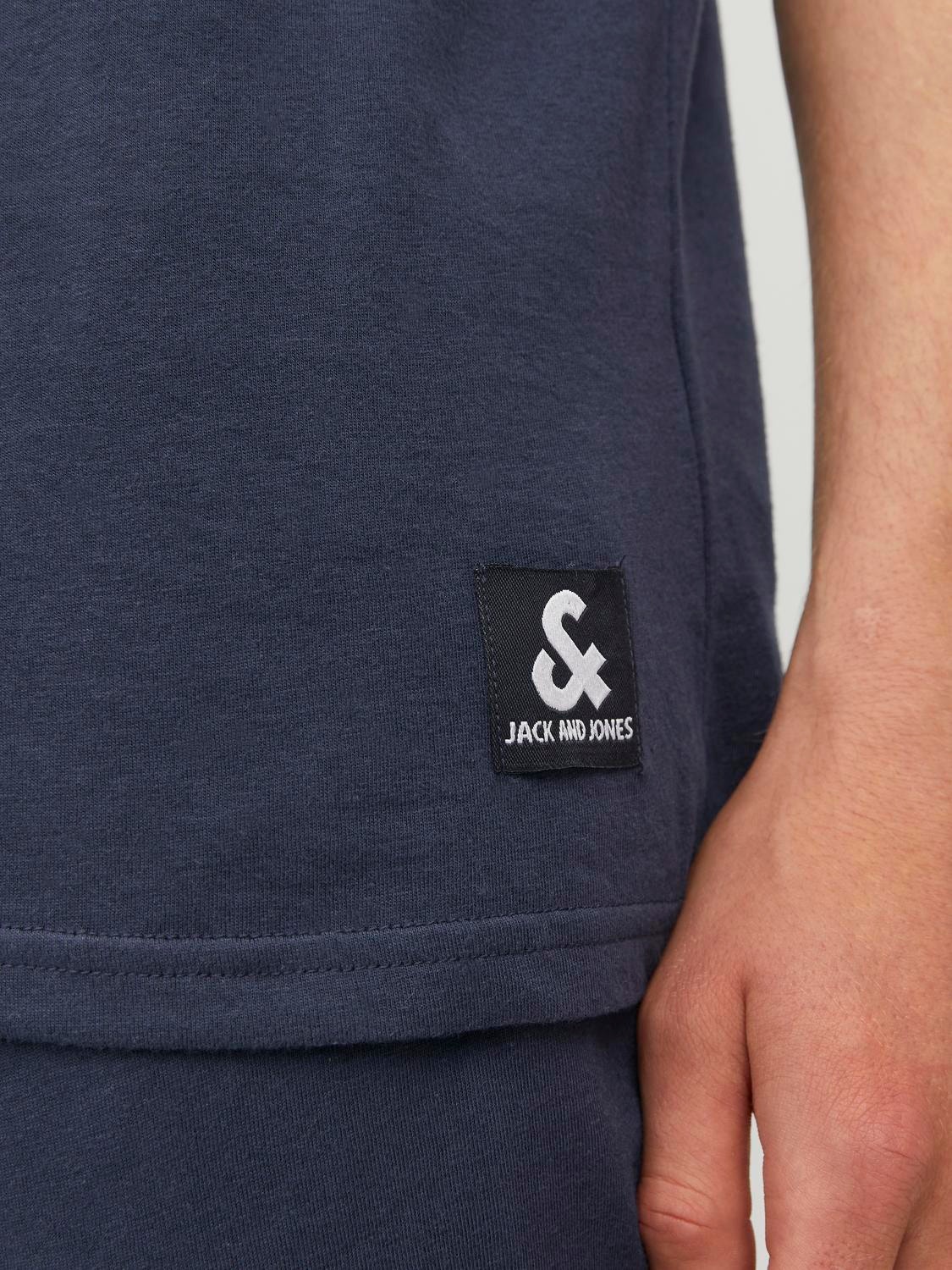 Jack & Jones Vienspalvis Apskritas kaklas Laisvalaikio drabužių rinkinys -Navy Blazer - 12245898