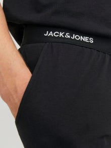 Jack & Jones Yksivärinen Pyöreä pääntie Oloasusetti -Black - 12245898