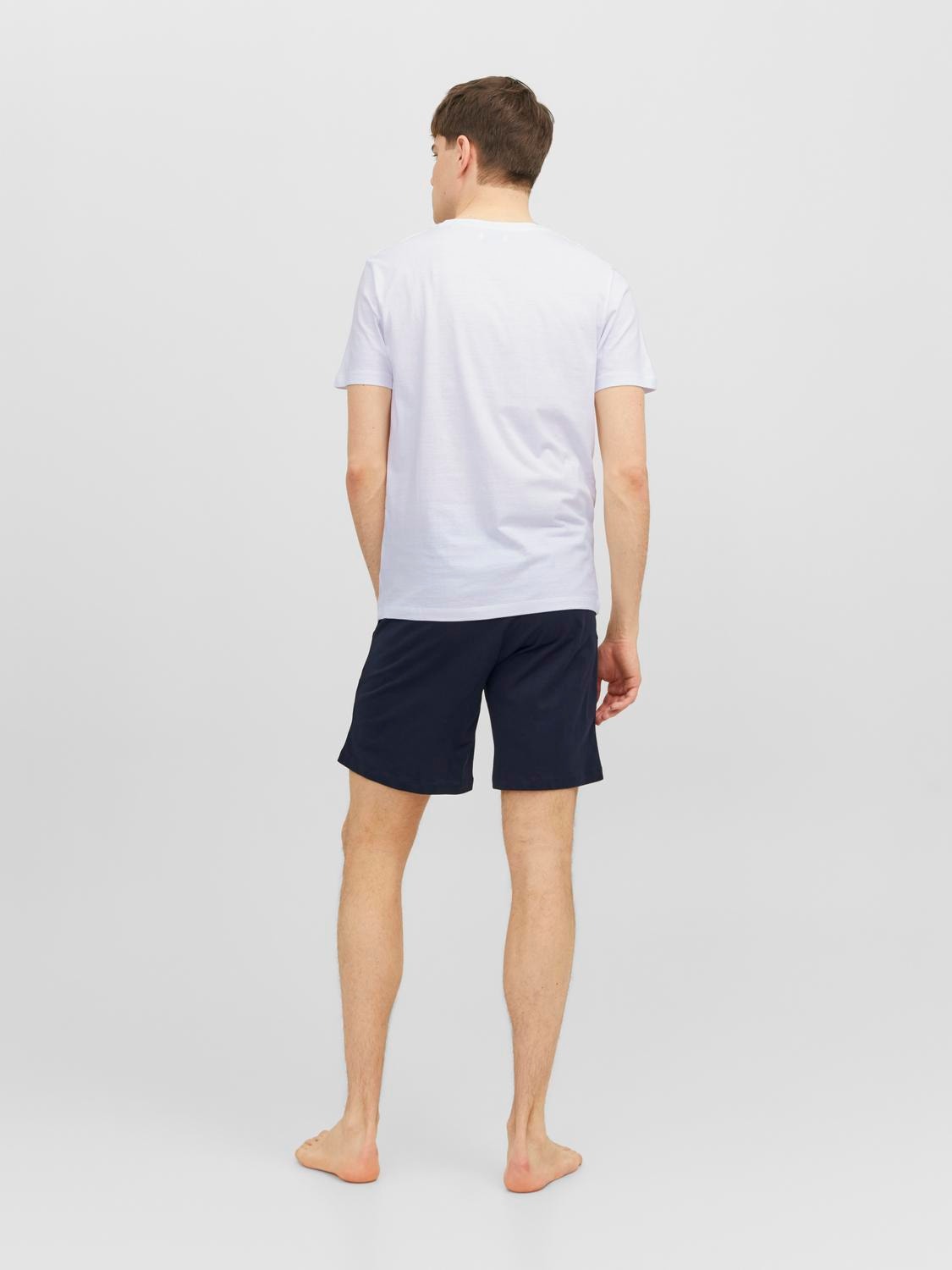 Jack & Jones Logo O-hals Loungewear -White - 12245905