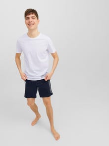 Jack & Jones Logo O-hals Loungewear -White - 12245905