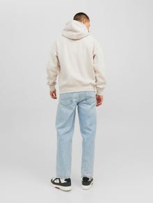 Jack & Jones Bedrukt Hoodie -Moonbeam - 12245926