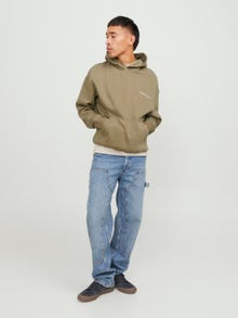 Jack & Jones Gedrukt Hoodie -Aloe - 12245926