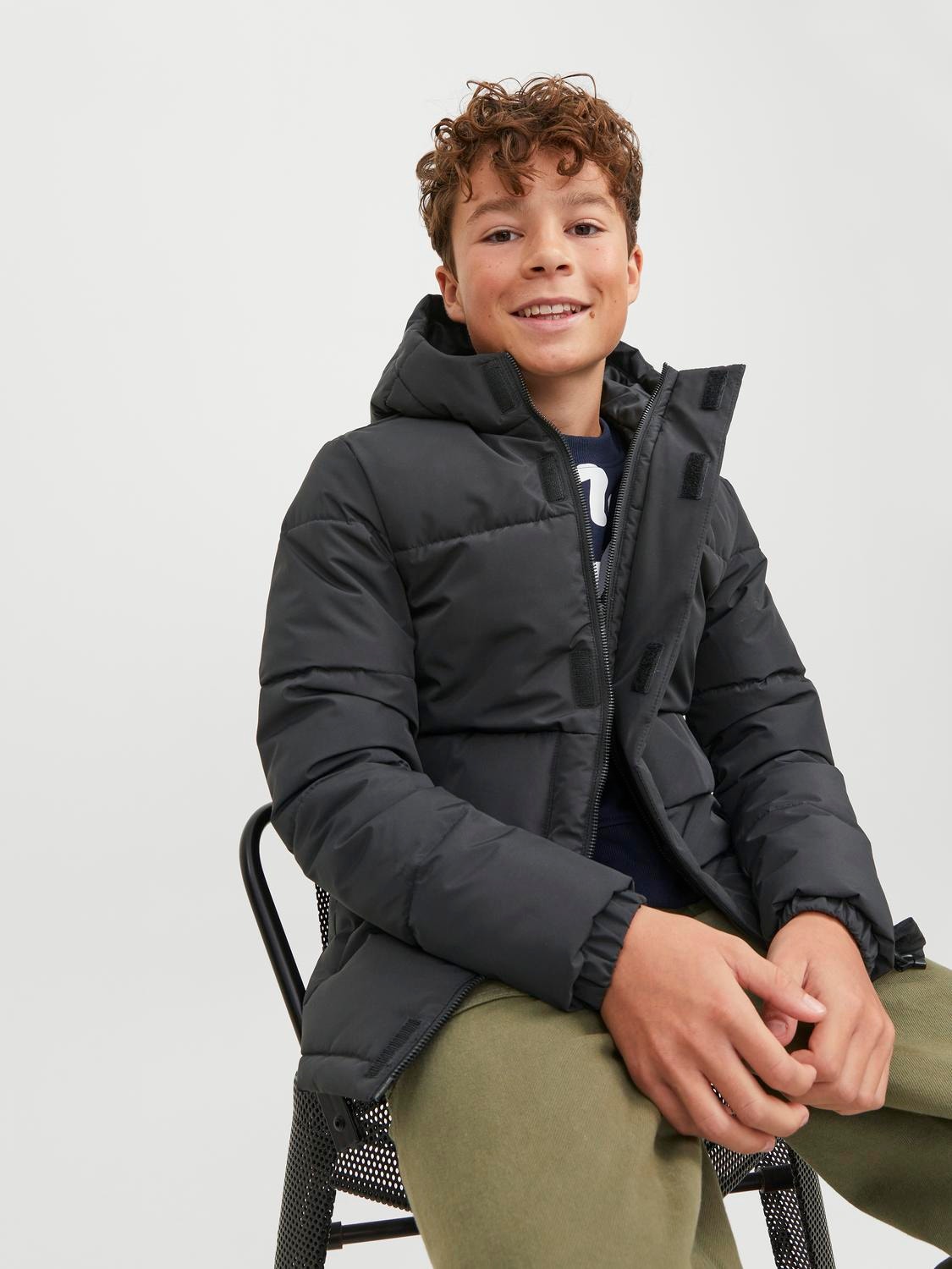 Jack & Jones Pūslinis švarkas For boys -Black - 12246122