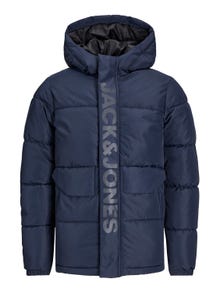 Jack & Jones Puffer jas Voor jongens -Navy Blazer - 12246122