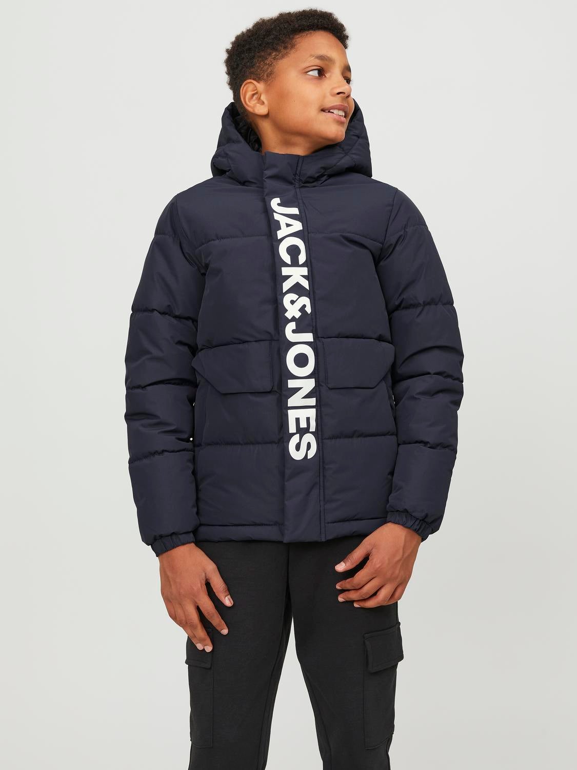 Boys black sale down jacket