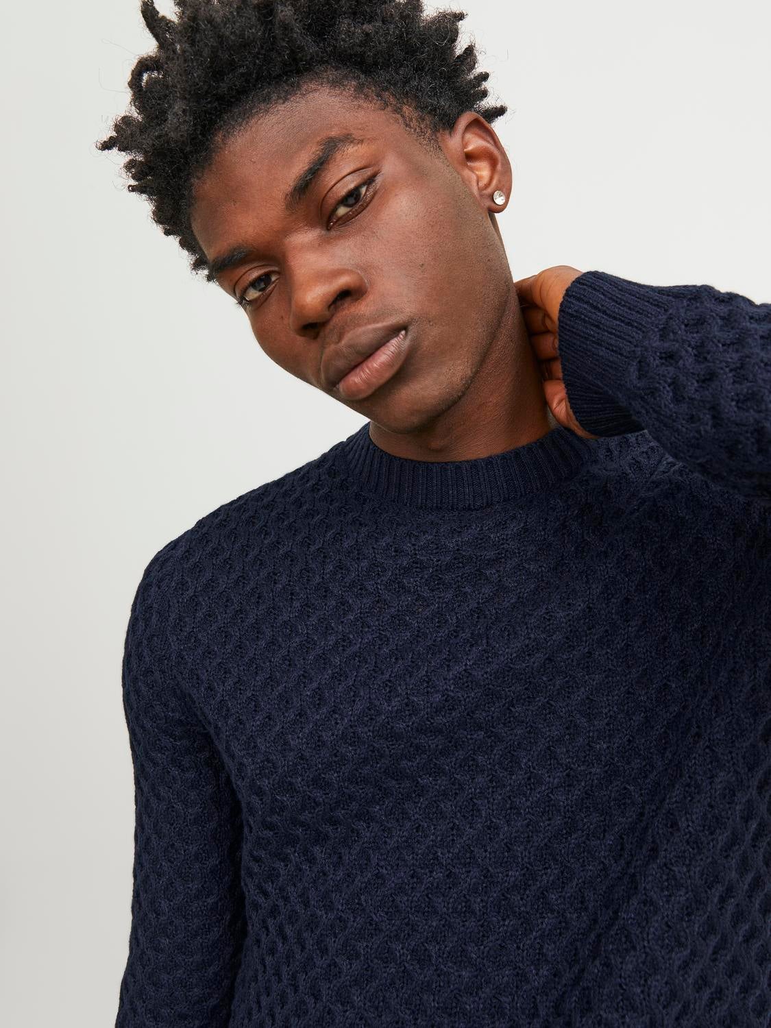 Jack jones knit crew clearance neck