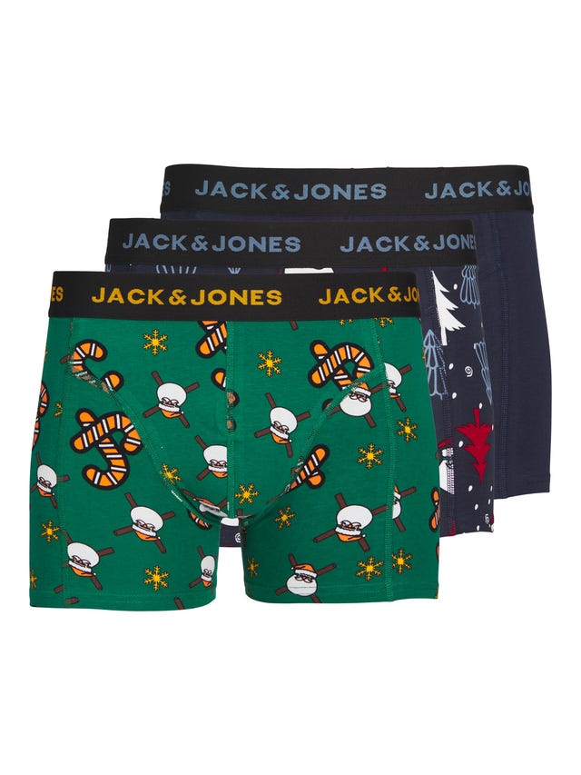 Jack & Jones 3-pack X-mas Trunks - 12246308