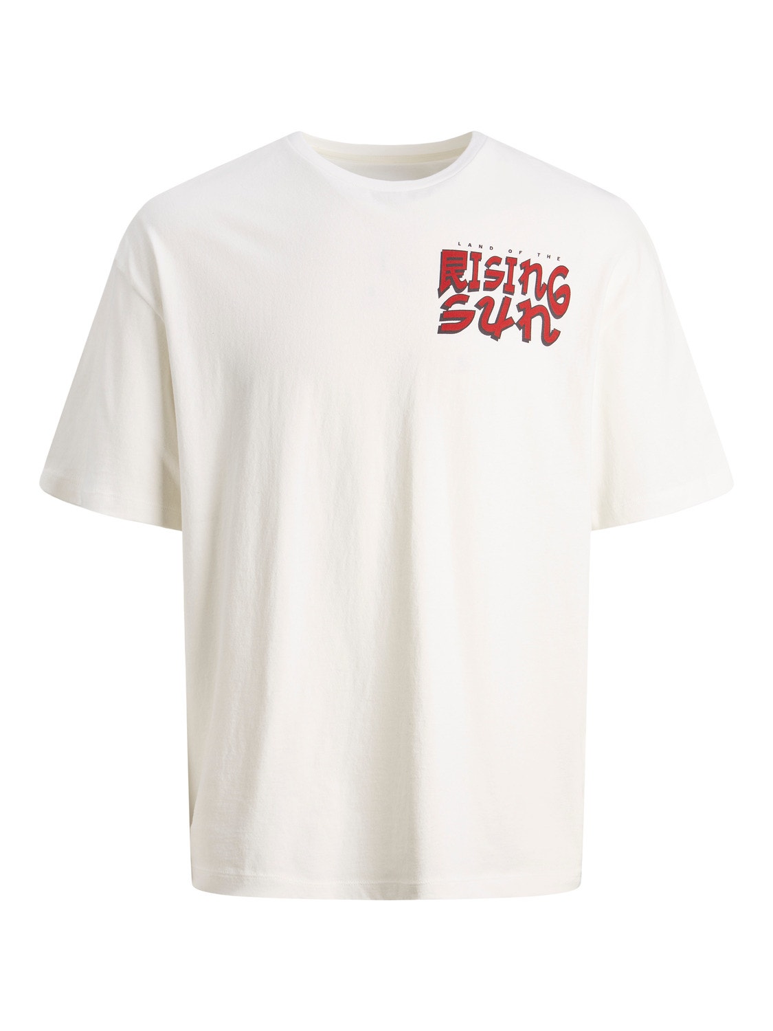 Jack & Jones T-shirt Estampar Decote Redondo -Cloud Dancer - 12246333