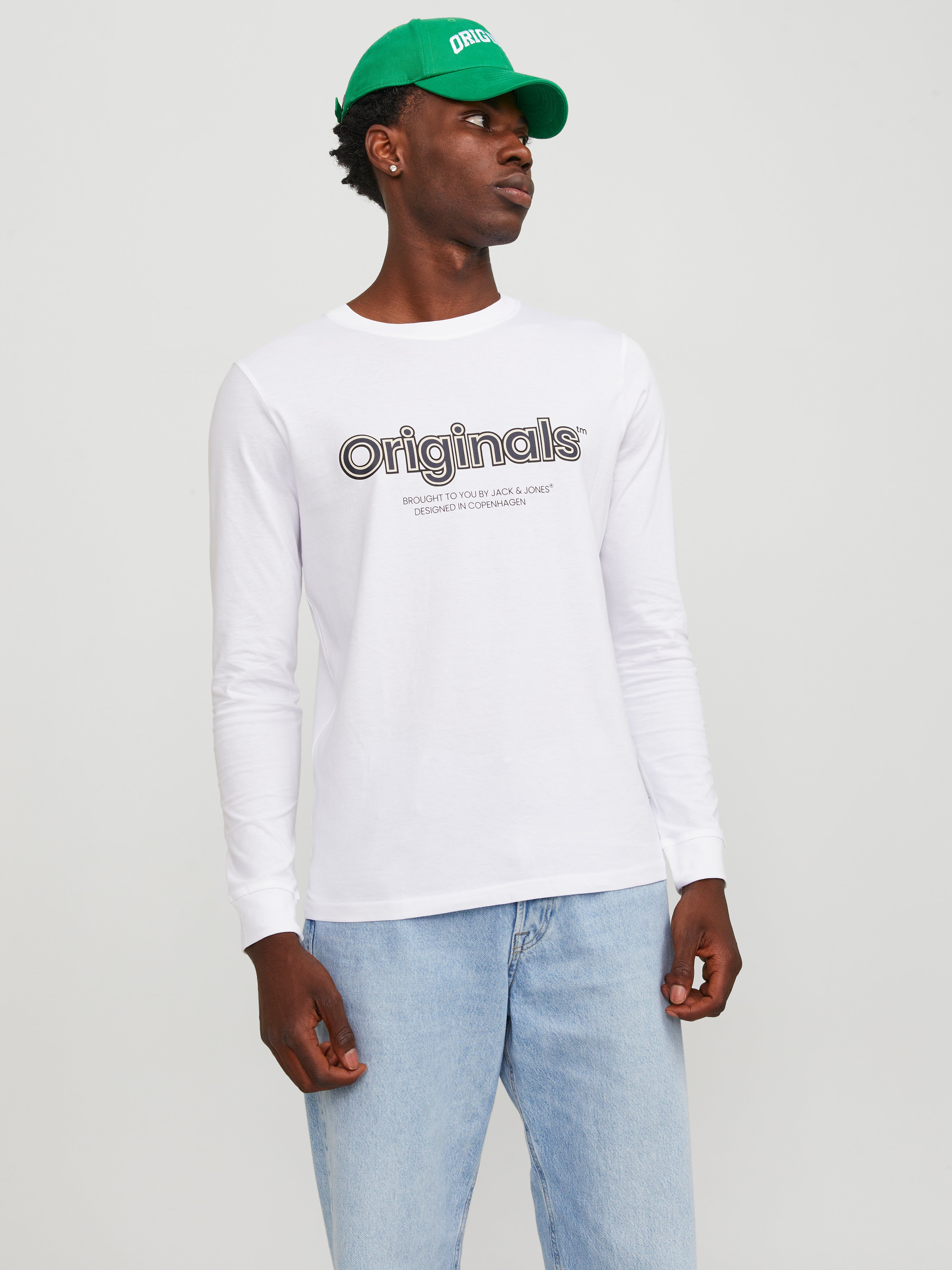T-shirt Logo Col Rond - Jack & Jones - Modalova