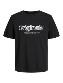 Jack & Jones Logo Rundhals T-shirt -Black - 12246338