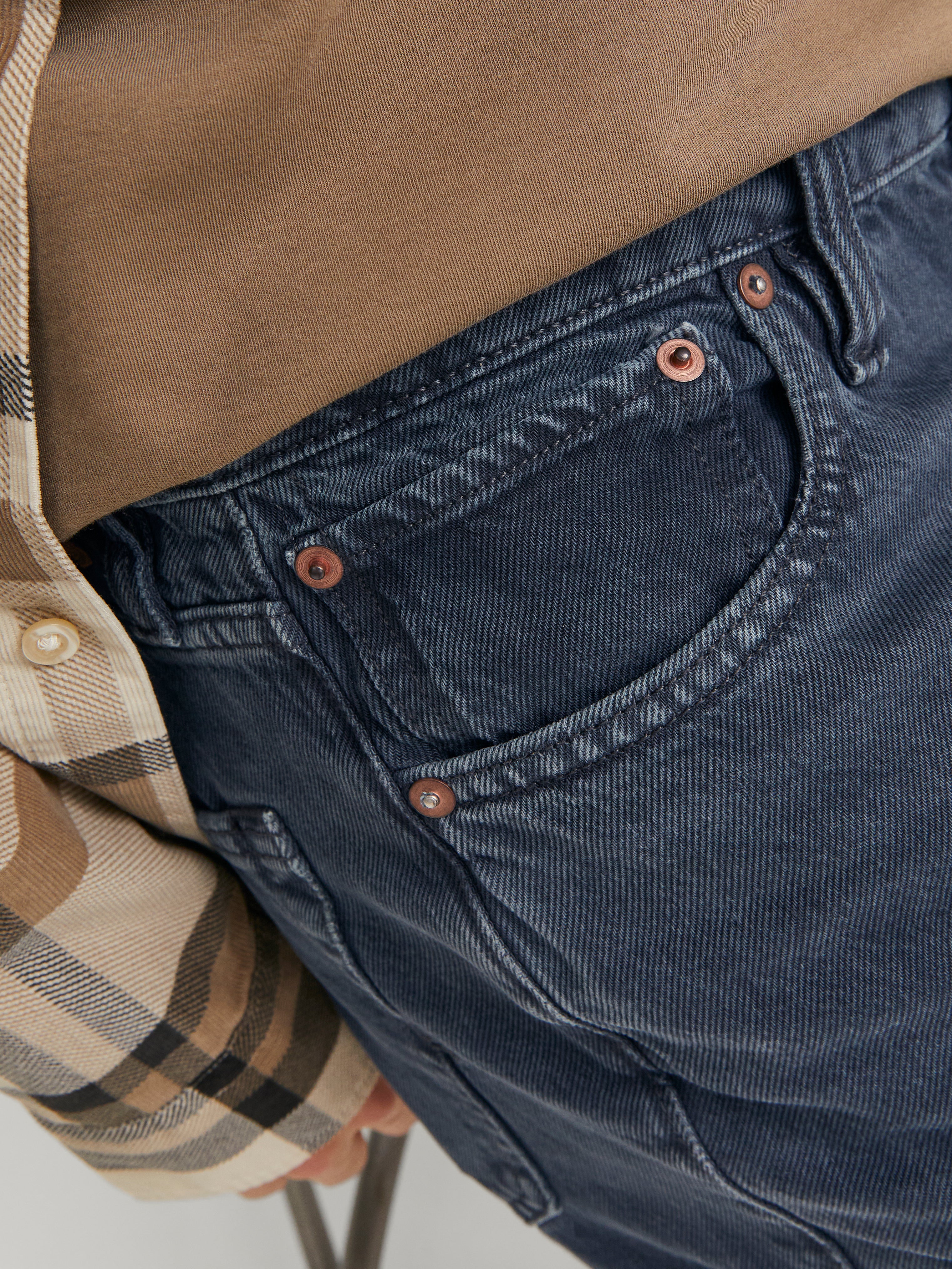 Jack & Jones JJICHRIS JJCOOPER AM 900 Relaxed Fit Jeans -Asphalt - 12246401