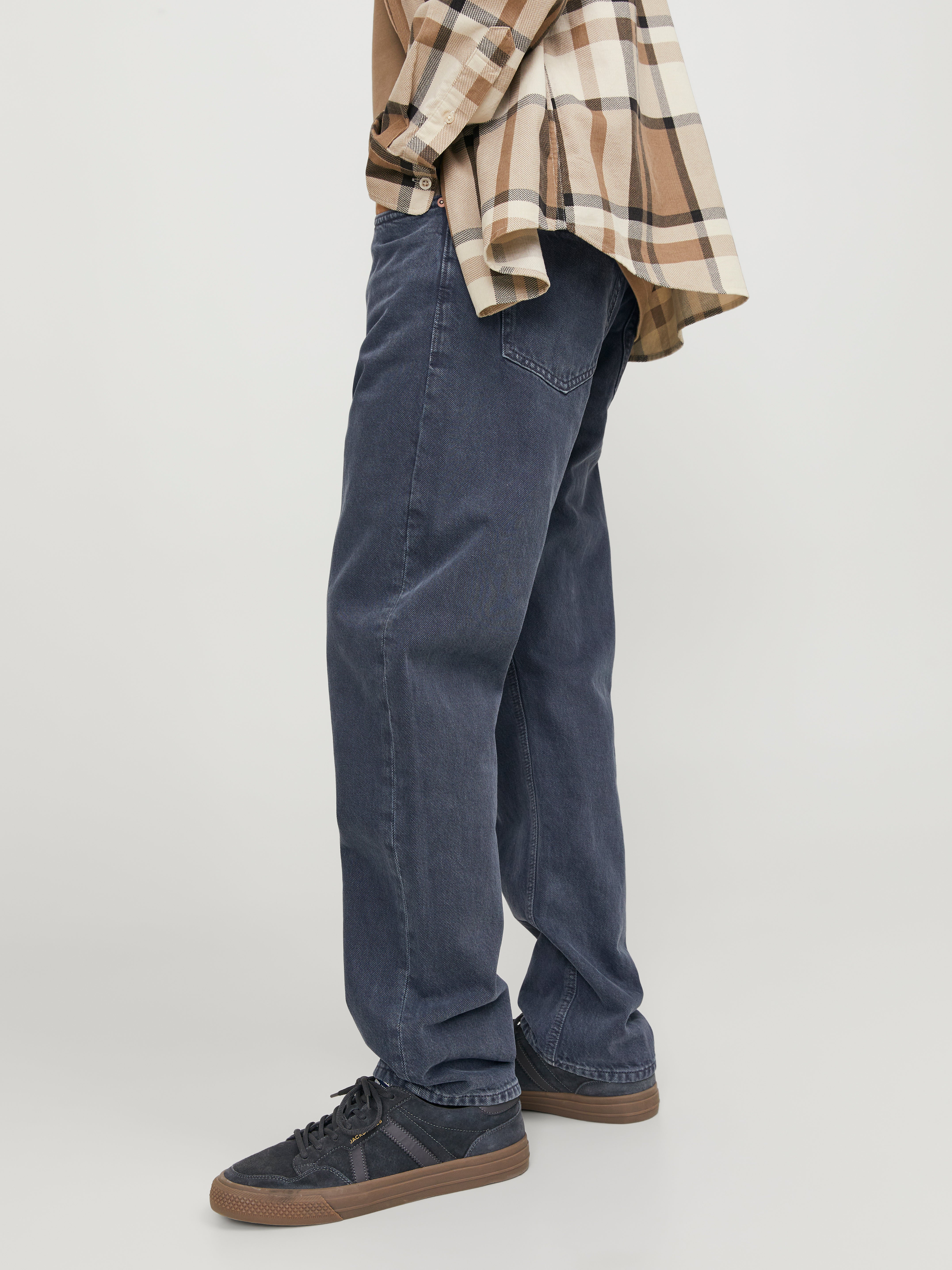 Jack & Jones JJICHRIS JJCOOPER AM 900 Relaxed Fit Jeans -Asphalt - 12246401