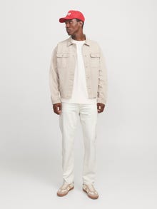 Jack & Jones JJICHRIS JJCOOPER AM 900 NOOS Opuštene traperice -Ecru - 12246401