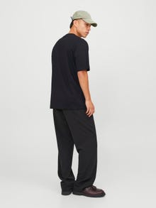 Jack & Jones Trükitud Ümmargune kaelus T-särk -Black - 12246451