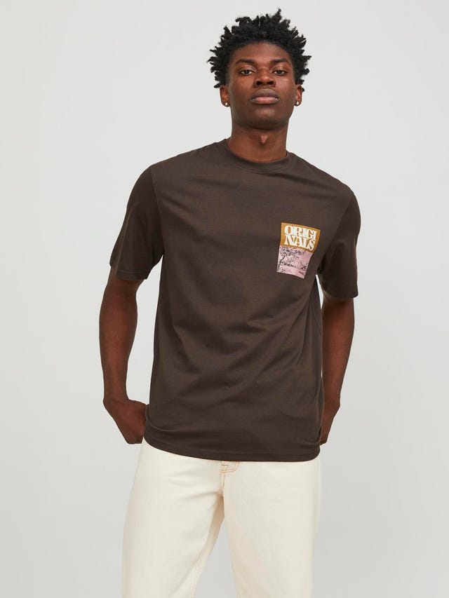 Jack & Jones Printed Crew Neck T-shirt - 12246451