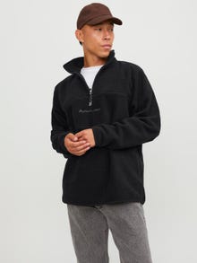 Jack & Jones Half Zip Sweatshirt -Black - 12246517