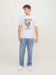 Jack & Jones Καλοκαιρινό μπλουζάκι -Bright White - 12246599