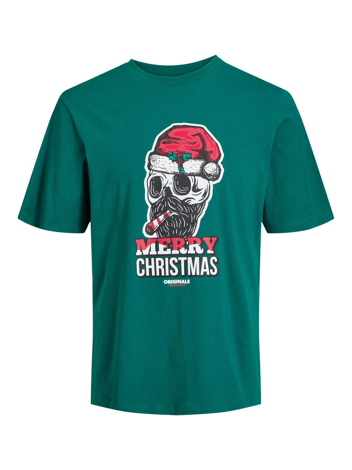 Jack & Jones T-shirt X-mas Girocollo -Alpine Green - 12246599