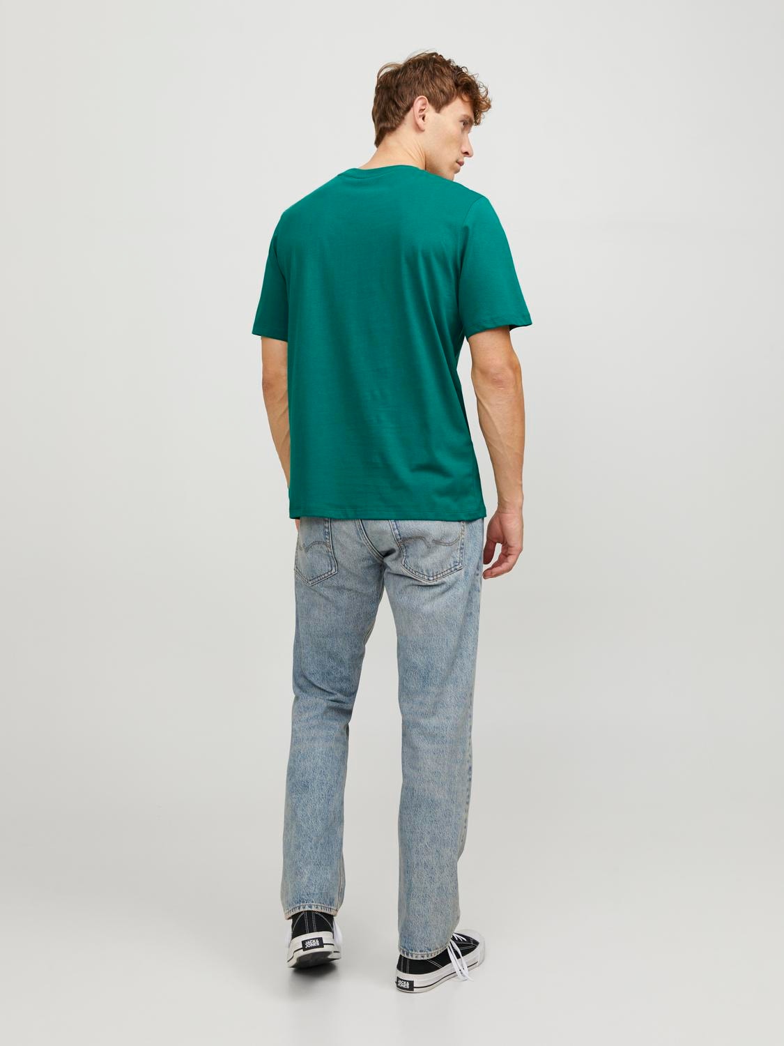 Jack & Jones X-mas O-hals T-skjorte -Alpine Green - 12246599