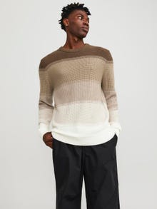 Jack & Jones Juostuotas Apatinis megztinis -Marshmallow - 12246600