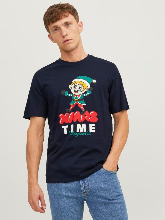 Jack & Jones T-shirt X-mas Decote Redondo - 12246603