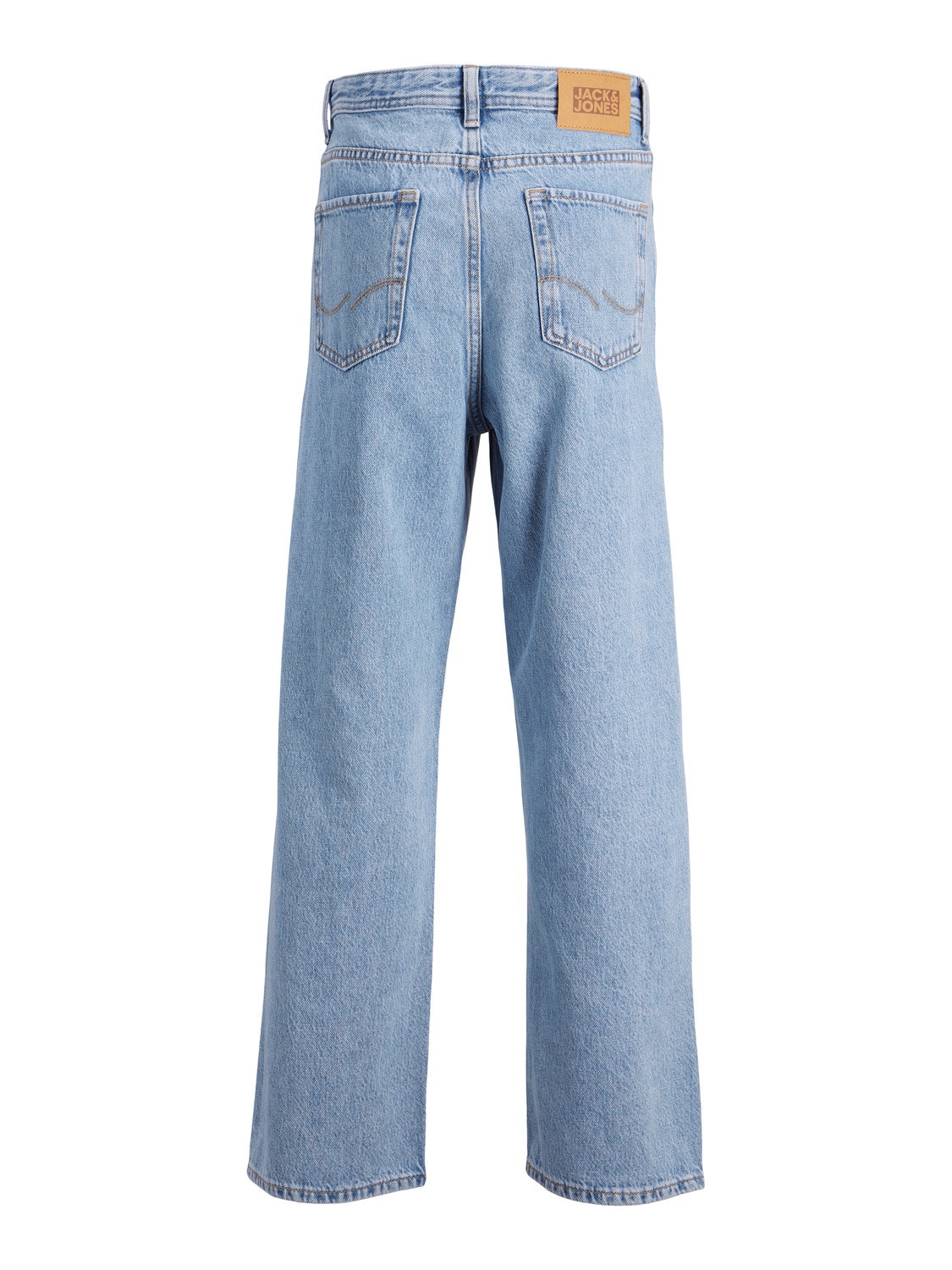 Jack & Jones JJIALEX JJIORIGINAL MF 710 Baggy fit jeans For boys -Blue Denim - 12246652