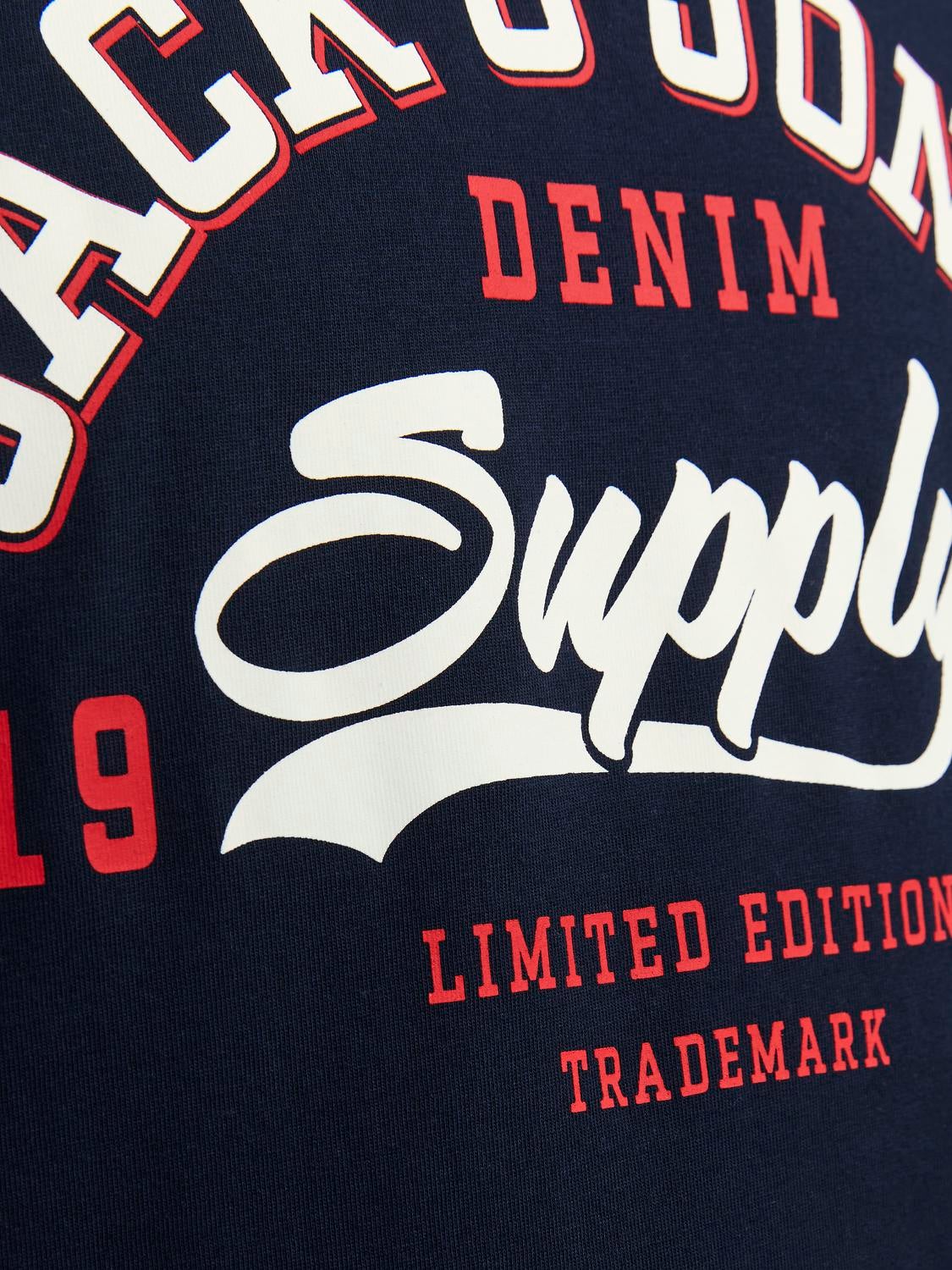 Logo Round neck T-shirt | Dark Blue | Jack & Jones®