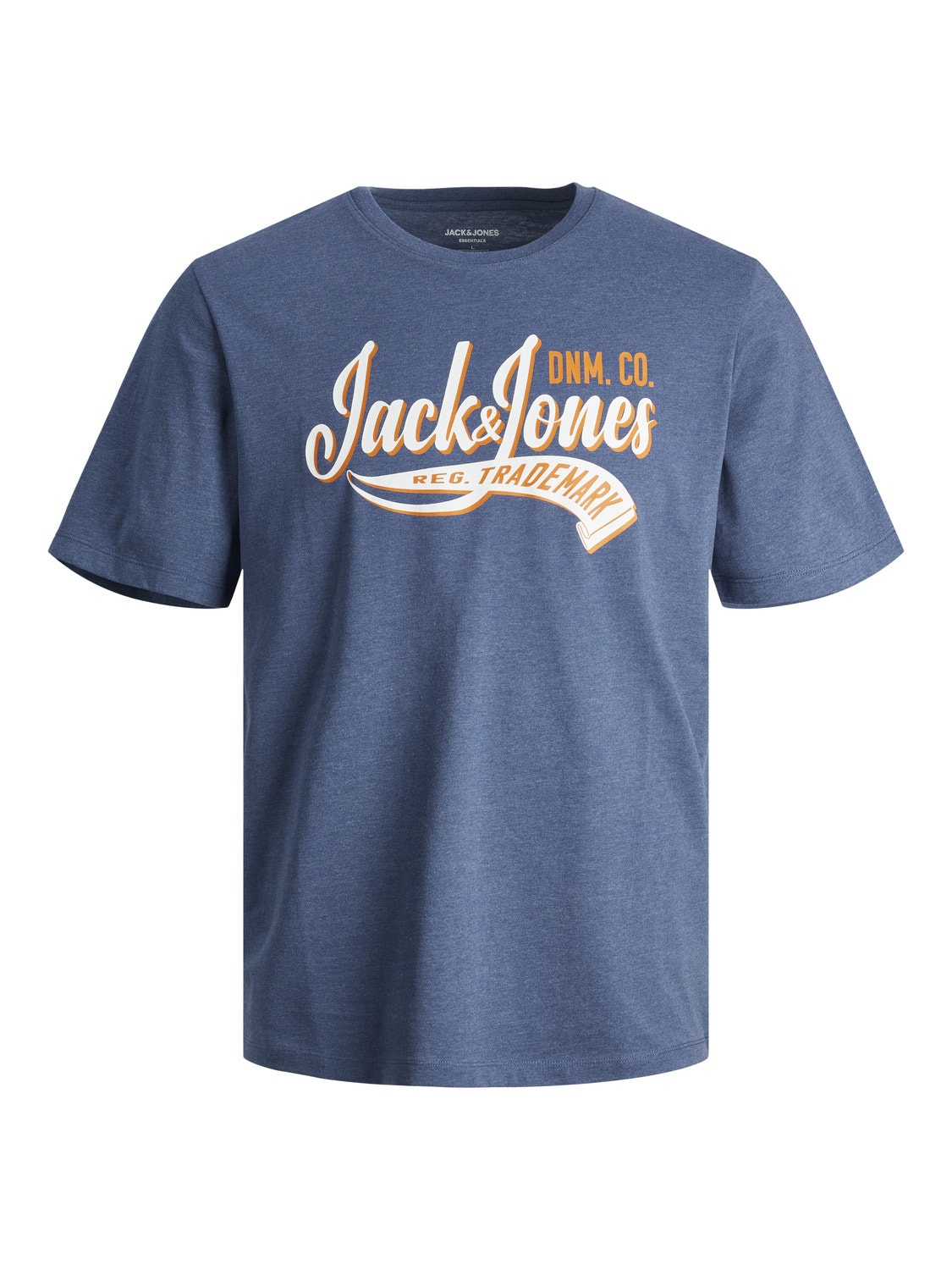 Jack & Jones Logotyp Rundringning T-shirt -Ensign Blue - 12246690