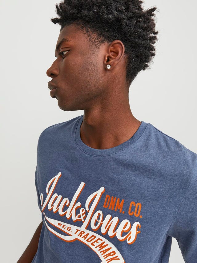 Jack & Jones Printed Crew neck T-shirt - 12246690