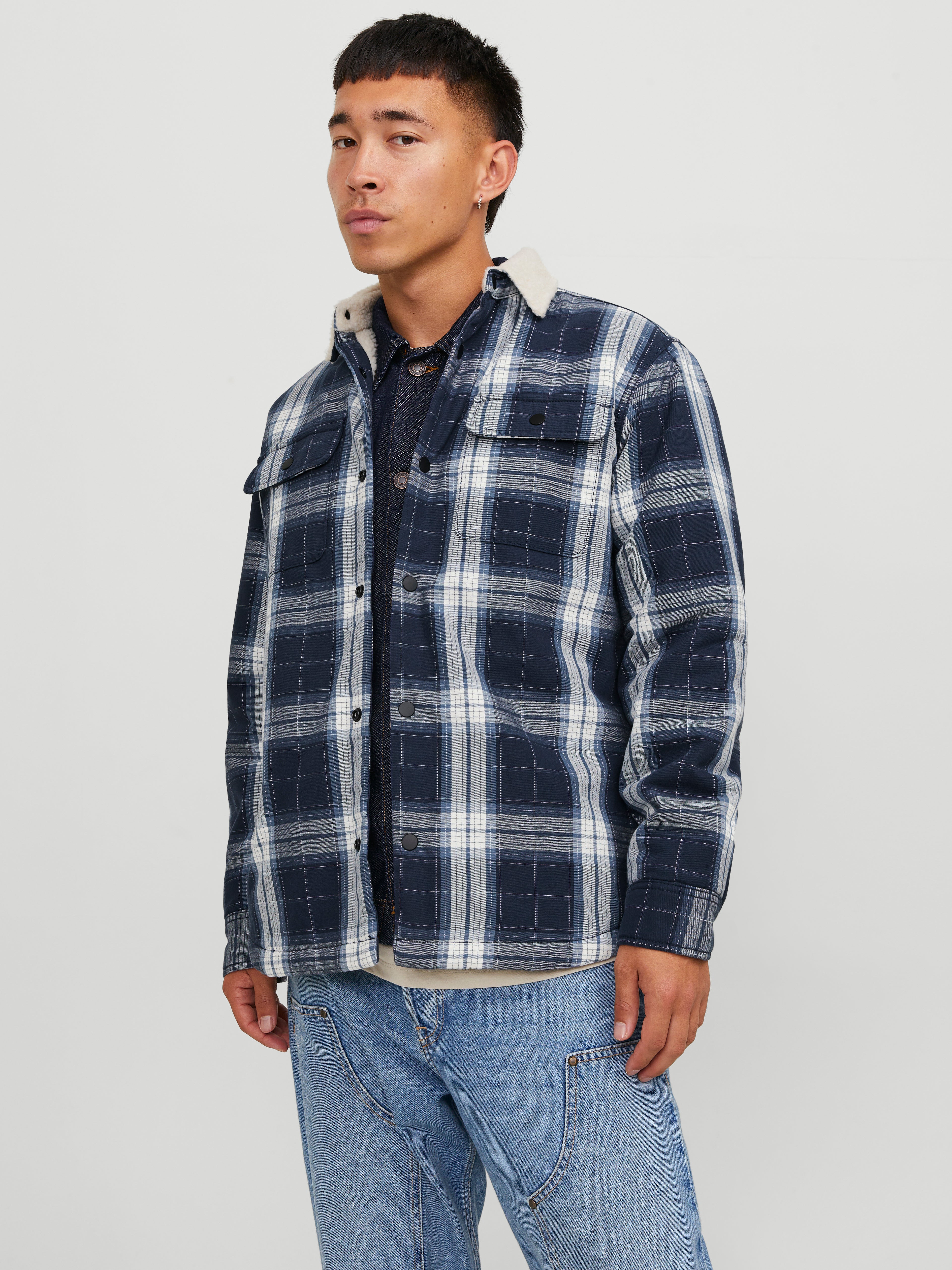 Jack & Jones Wide Fit Overshirt - 12246709
