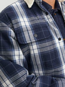 Jack & Jones Wide Fit Overshirt -Navy Blazer - 12246709